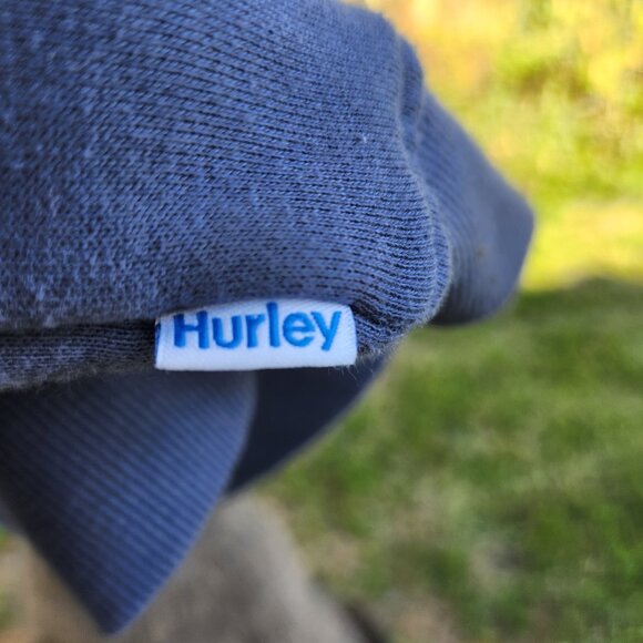 🍍RARE!🍍Hurley Hoodie Pineapple Flower Beach Cozy Comfort M- NAVY BLUE - Picture 5 of 6